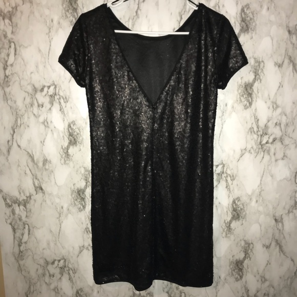Francesca’s black sequin dress size xs - Picture 4 of 4